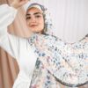 Meadow Bloom Chiffon Hijab – Soft Botanical Elegance