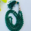Emerald Green Aventurine Islamic Prayer Beads (Misbah/Tasbih) – 99 Beads with Green Tassel