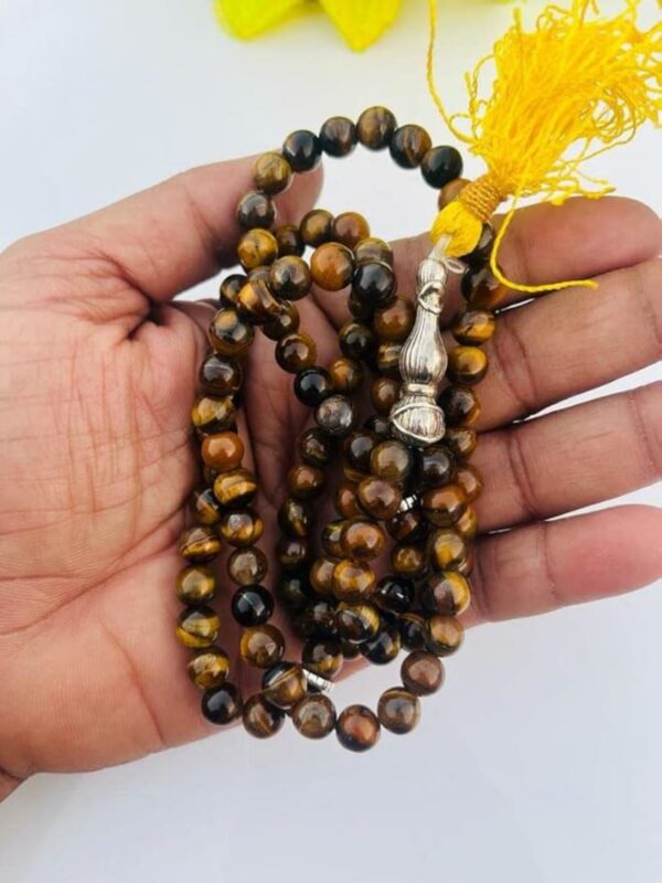 Tiger Eye Stone Islamic Tasbeeh (Prayer Beads) - Image 3