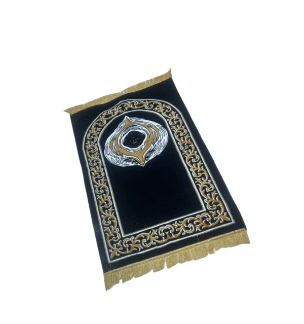 Kaaba-Inspired Velvet Prayer Mat - Image 3