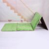 Foldable Travel Janamaz with Backrest – Fresh Green