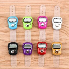 Digital Finger Tally Counter – Pack of 8 Colors