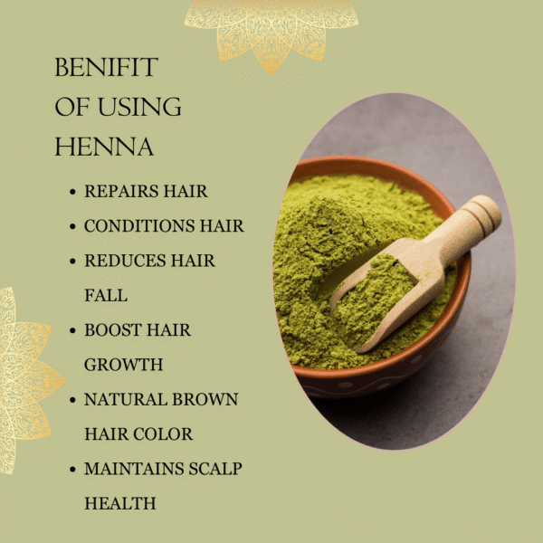 Hooriya Creation Organic Natural Henna Powder for Hair - Image 4