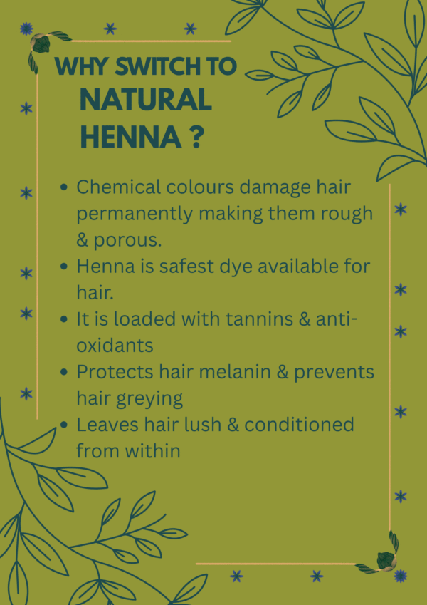Hooriya Creation Organic Natural Henna Powder for Hair - Image 5