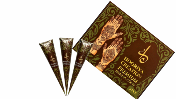 Hooriya Creation Premium Henna Cone (3 Pcs)