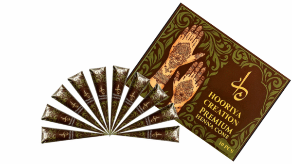 Hooriya Creation Premium Henna Cone (3 Pcs) - Image 4