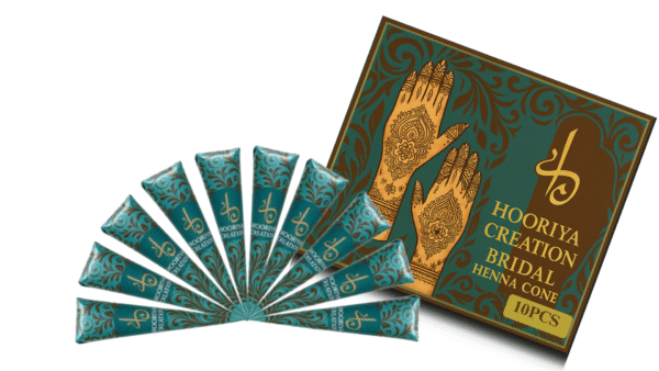 Hooriya Creation Bridal Henna Cone (3 PCS) - Image 4
