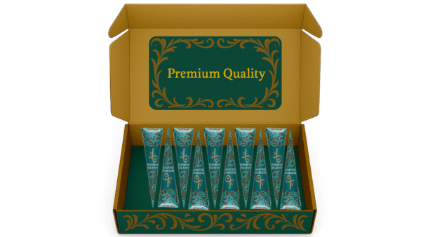 Hooriya Creation Bridal Henna Cone (3 PCS) - Image 7