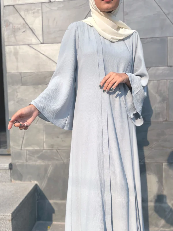 Elegant Celeste Abaya – Modest & Modern Islamic Wear for Women - Image 3