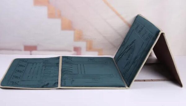 Foldable Padded Janamaz (Prayer Mat) – Elegant Green